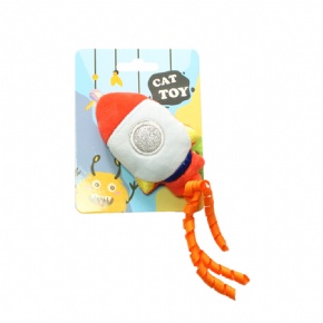 Cat Toy Plush Rocket